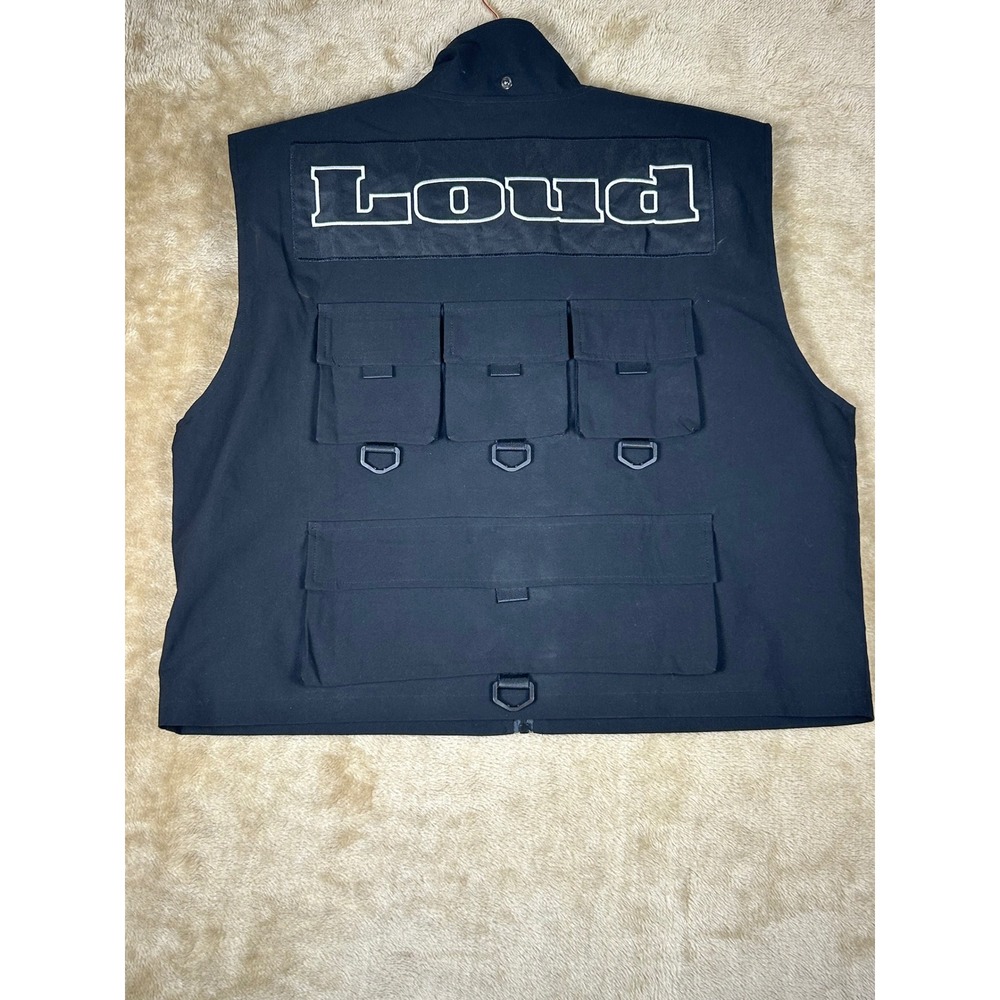 Rolling Loud World Tour Twenty-3 Black Utility Tactical Cargo Vest Mens Large - Picture 9 of 10